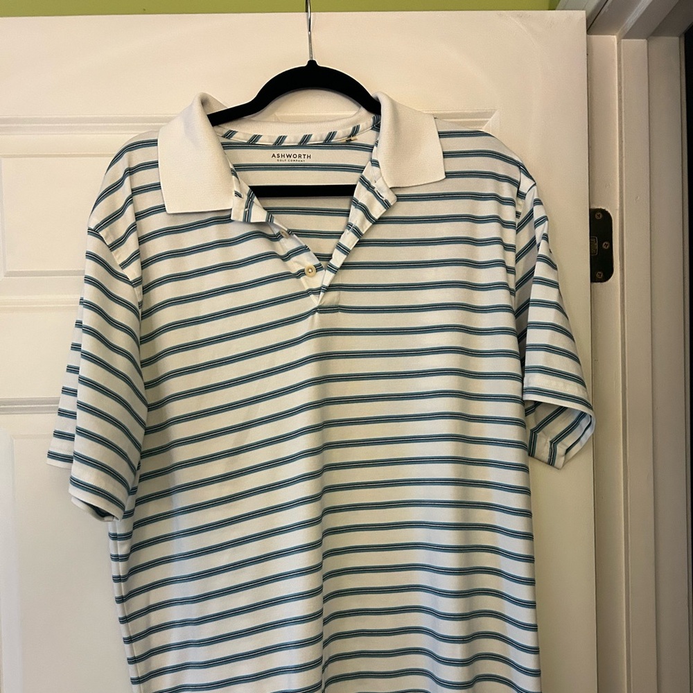 Ashworth Men’s Polo Golf shirt.   Size XXL, new without tags.